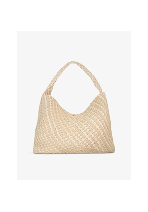 Womens Dune Deliberate XL Woven Shoulder Bag