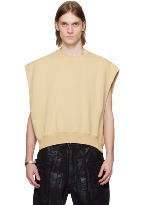 Rick Owens DRKSHDW Beige Hollywood SL Jumbo Tatlin Vest