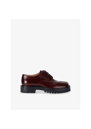 Mens Maison Margiela Tabi County Lace-Up Leather Shoes