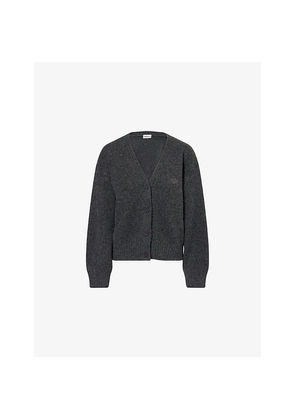 Womens The Couture Club Emblem V-Neck Knitted Cardigan