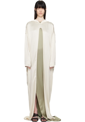 Rick Owens Off-White Hollywood Peter Cloak Maxi Dress