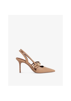 Womens Reiss Beatrice Pointed-Toe Leather Courts
