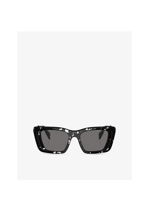 Prada Pr 08Ys Butterfly-Frame Acetate Sunglasses