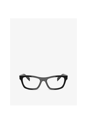 Womens Prada Pr B01V Butterfly-Frame Acetate Optical Glasses