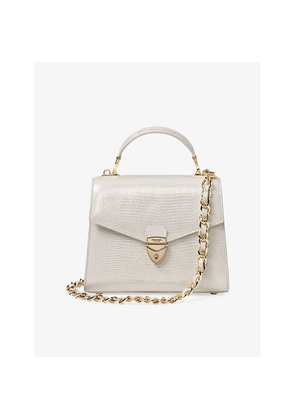 Womens Aspinal Of London Mayfair Midi 2 Leather Top-Handle Bag