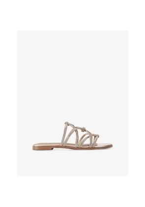 Womens KG Kurt Geiger Perla Flat Woven Sandals