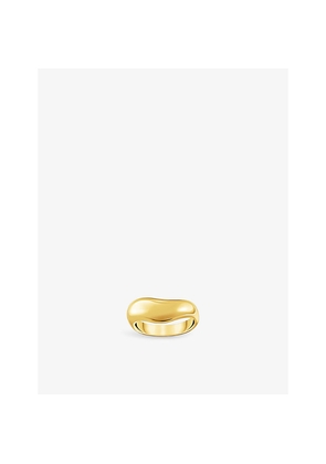 Womens Thomas Sabo Organic Shape 18ct Yellow Gold Plated 925 Sterling Silver Ring