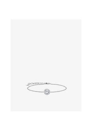 Womens Thomas Sabo Halo Pendant 925 Sterling Silver and Cubic Zirconia Bracelet