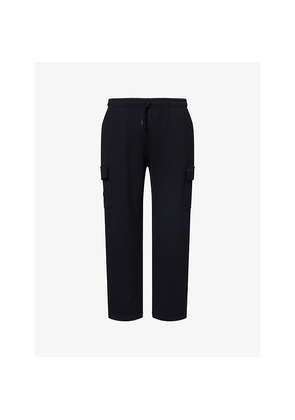 Mens The North Face M Cargo Drawstring-Cuffs Cotton-Jersey Jogging Bottoms