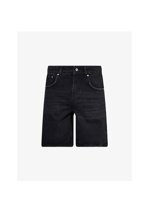 Mens Represent Tailored Straight-Leg Denim Shorts