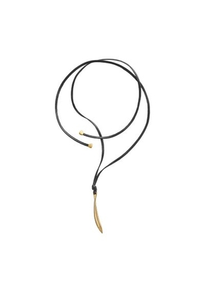 Sardine leather necklace