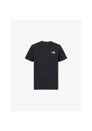 Mens The North Face Reflective Box Crewneck Cotton-Jersey T-Shirt