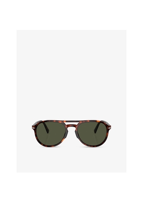 Womens Persol Po3235S Pilot-Frame Acetate Sunglasses
