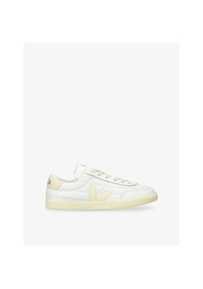 Womens Veja Panenka Leather Low-Top Trainers