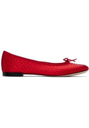 Repetto Red High Cendrillon Ballerina Flats