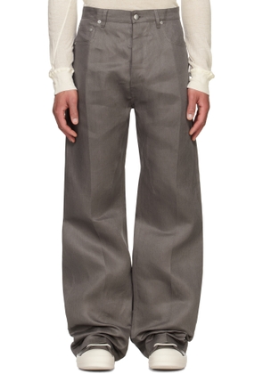 Rick Owens Gray Hollywood Geth Jeans