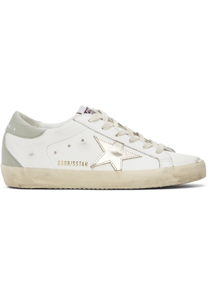 Golden Goose White Super-Star Classic Sneakers