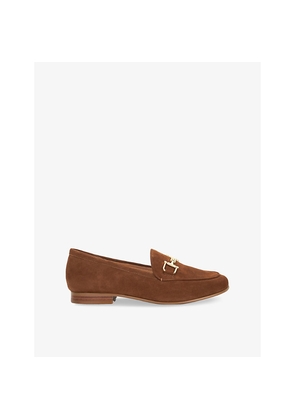 Womens Dune Glair Suede Loafers