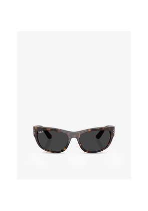 Womens Ray-Ban Rb2289 Pillow-Frame Propionate Sunglasses