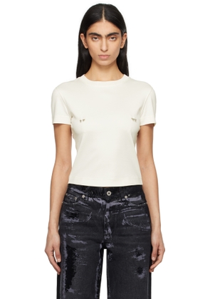 Mugler White Pierced Baby T-shirt