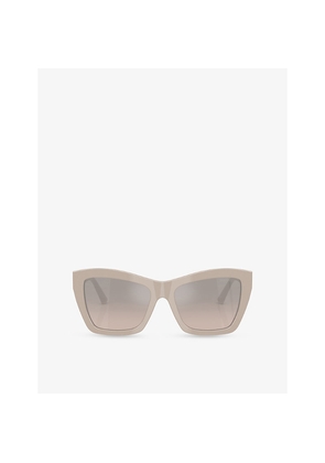 Womens Jimmy Choo Jc5031 Cat-Eye-Frame Acetate Sunglasses