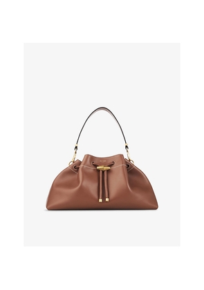 Womens Jimmy Choo Bon Bon Leather Bucket Bag