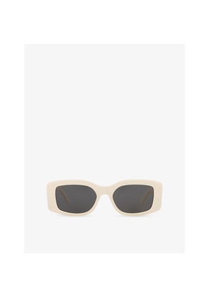 Celine Cl40282U Triomphe Rectangle-Frame Acetate Sunglasses