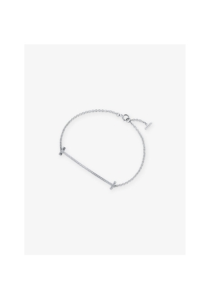 Tiffany & Co Tiffany T Smile 18ct White-Gold and Diamond Bracelet