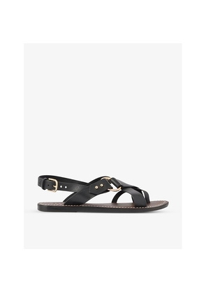 Womens Soeur Florence Gold-Toned Leather Sandals