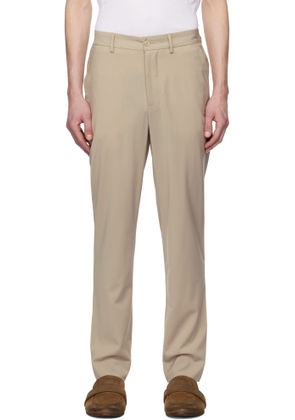 Barena Beige Tropical Wool Trousers