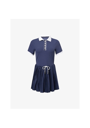 Womens Varley Paloma Court Stretch-Woven Mini Dress