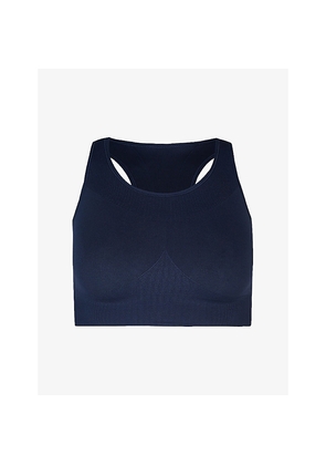 Womens Sweaty Betty Stamina Seamless Stretch-Woven Sports Bra