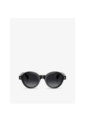 Moncler Me6003 Rondosa Round-Frame Acetate Sunglasses