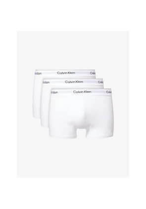 Mens Calvin Klein Icon Relaxed-Fit Stretch-Cotton Trunks