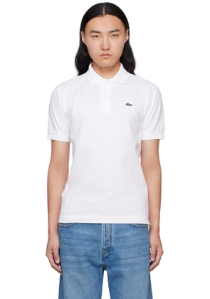 Lacoste White Classic Fit Original L.12.12 Polo