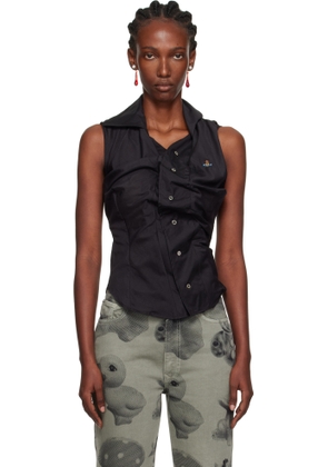 Vivienne Westwood Black SS Drunken Shirt