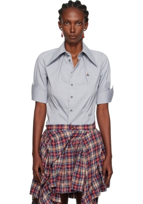 Vivienne Westwood Gray Short Sleeve Violin Shirt