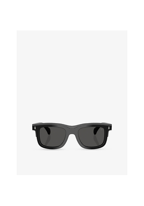 Womens Moncler Me6004 Claro Square-Frame Acetate Sunglasses