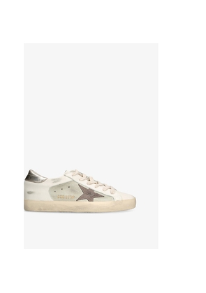 Womens Golden Goose Super Star 12174 Star-Applique Leather Low-Top Trainers