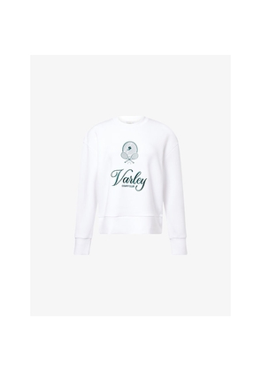 Womens Varley Rasco Namesake Embroidered Jersey Sweatshirt