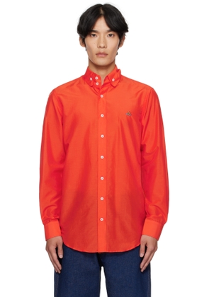 Vivienne Westwood Orange Two Button Krall Shirt