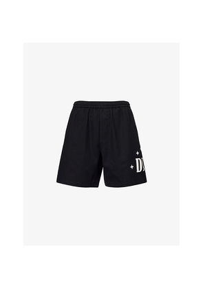 Mens Duke & Dexter Drawstring Two-Slip-Pockets Cotton-Poplin Shorts