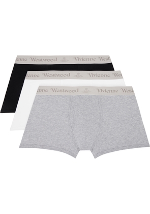 Vivienne Westwood Three-Pack Multicolor Band Boxer Briefs