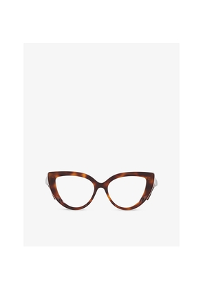 Womens Gucci Gg1530O Cat-Eye Frame Acetate Glasses