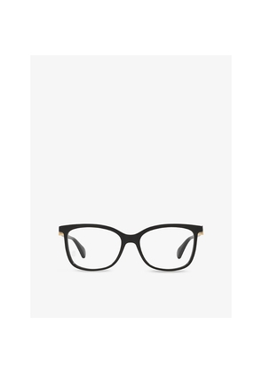 Womens Cartier ct0493O Oval-Frame Acetate Eyeglasses