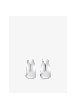 Womens Thomas Sabo Trapezoidal Chunky 925 Sterling Silver Hoop Earrings