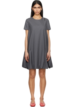 Marni Gray Wool Minidress