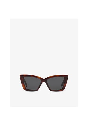 Womens Saint Laurent Sl657 Cat-Eye Frame Acetate Sunglasses