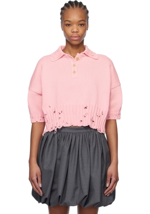 Marni Pink Cotton Polo