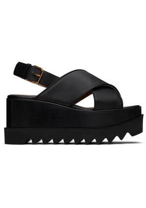 Stella McCartney Black Elyse Platform Heeled Sandals